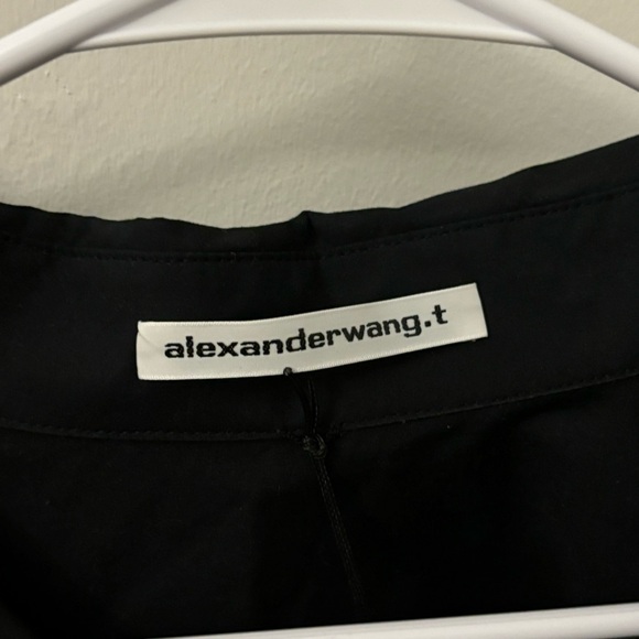 Alexander Wang Cross Front Cropped Shirt - Picture 3 of 6